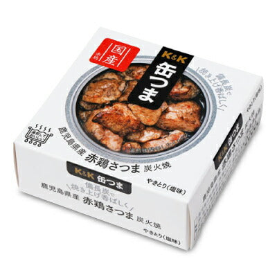K&K缶つま鹿児島県産赤鶏さつま炭火焼45g