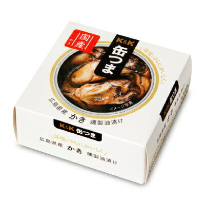 K&K缶つま広島県産かき燻製油漬け60g