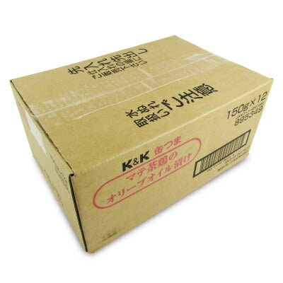 《送料無料》国分KK缶つまマテ茶鶏のオリーブオイル漬け150g×12個セット