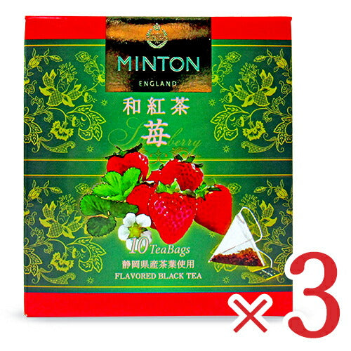 ミントン 和紅茶 苺 2g × 10P 共栄製茶 ティーバッグ – にっぽん