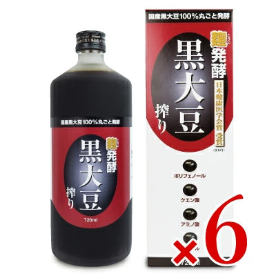 堤酒造 発酵 黒大豆搾り 720ml × 6本
