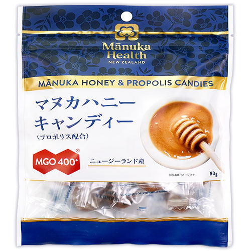 マヌカヘルスマヌカハニーキャンディー（プロポリス配合）80g《あす楽》