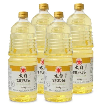 竹本油脂 マルホン 太白胡麻油 1650g 【ごま油 ゴマ油 無香性 生搾り たいはく 業務用 お徳用 大容量 ペット】
