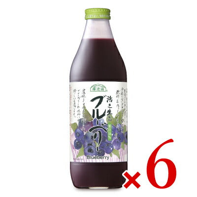 《送料無料》マルカイ順造選ブルーベリー1000ml×6本セット
