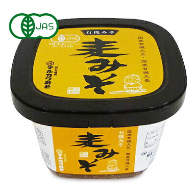 マルカワみそ 有機みそ 麦みそ 有機JAS認証 600g