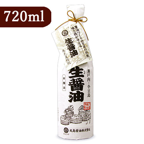 丸島醤油生醤油和紙巻720ml