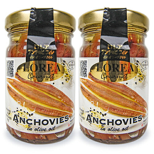 明治屋ロレアアンチョビフィレ瓶詰95g×2個
