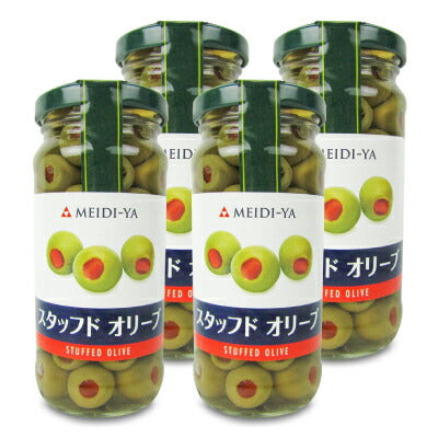明治屋MYスタッフドオリーブ140gオリーブ塩漬スペイン産