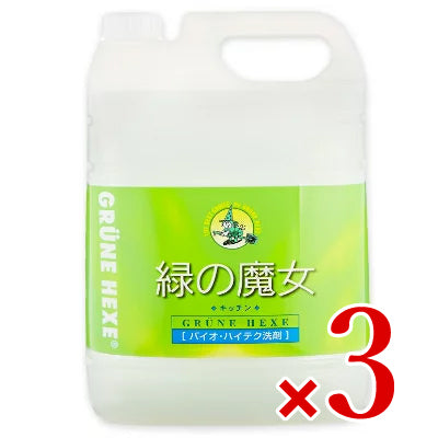 緑の魔女キッチン（食器用洗剤）5L業務用［ミマスクリーンケア］【にっぽん津々浦々】