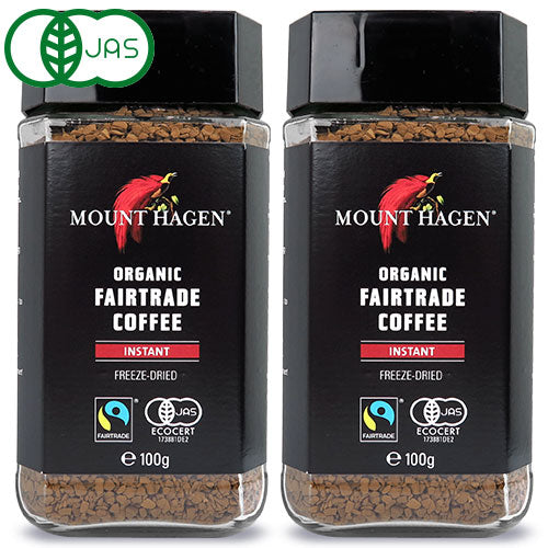 マウントハーゲン オーガニック フェアトレード インスタントコーヒー 100g 有機JAS