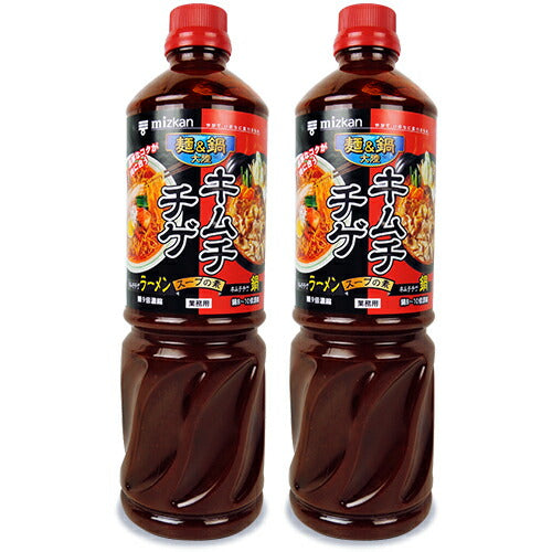ミツカン麺&鍋大陸キムチチゲスープの素業務用1270g×2本セット