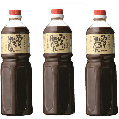 盛田かがやイチミツボシみそかつのたれ×3本【にっぽん津々浦々】