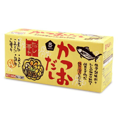 【スーパーSALE限定、最大2,000円OFFクーポン配布中】ムソーだし亭や・かつおだし(箱入)8g?30袋入り