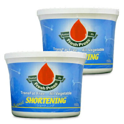 フレッシュプレスショートニング500g[日本珈琲貿易]