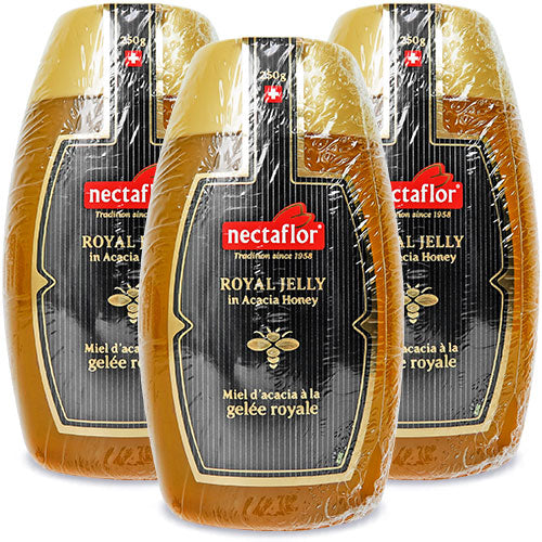 《送料無料》ネクタフローはちみつ(ロイヤルゼリー入り)250g×3本セット