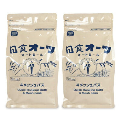 日本食品製造 日食オーツ 4メッシュ オートミール 1kg – にっぽん