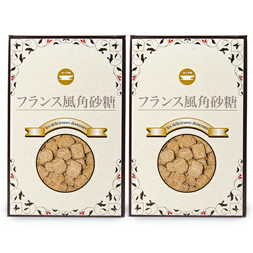 日新製糖カップ印フランス風角砂糖ブラウン1kg×2箱セット