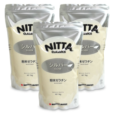 新田ゼラチンシルバー1kg×3袋[粉末ゼラチン]【にっぽん津々浦々】