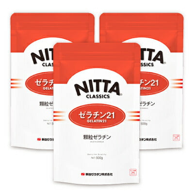 新田ゼラチンゼラチン21500g×3袋［顆粒ゼラチン]【にっぽん津々浦々】