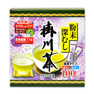 のむらの茶園粉末深むし掛川茶スティック0.5gx100本野村産業《あす楽》