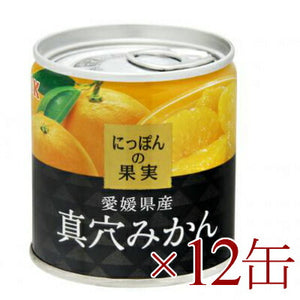 にっぽんの果実 愛媛県産 真穴みかん 190g × 12個 [K&K]【国産 まあな