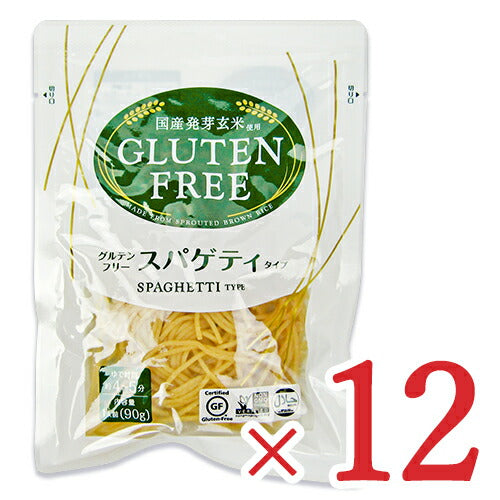 【マラソン限定！最大2,000円OFFクーポン配布中！】大潟村あきたこまち生産者協会グルテンフリースパゲティー90g×12個セットケース販売