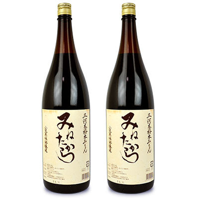 《送料無料》小笠原味淋醸造三河本格本みりんみねたから1800ml×2個三年熟成糖類無添加《あす楽》