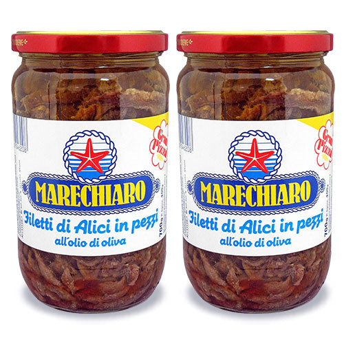 《送料無料》マレッキアーロフィレ・アンチョビ700g×2個セット業務用