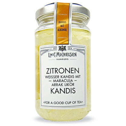 【マラソン限定！最大2,000円OFFクーポン配布中！】ミヒェルゼンレモン・キャンディス250gペスカ氷砂糖のシロップ漬けアルコール入り
