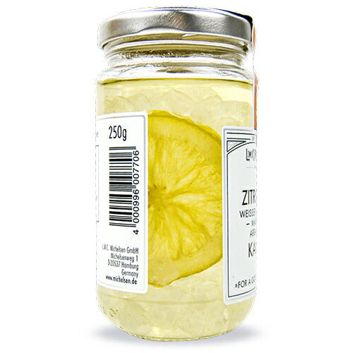 【マラソン限定！最大2,000円OFFクーポン配布中！】ミヒェルゼンレモン・キャンディス250gペスカ氷砂糖のシロップ漬けアルコール入り