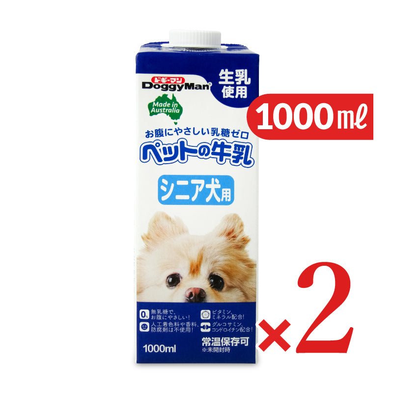ドギーマンハヤシ ペットの牛乳 シニア犬用 1000ml ドッグフード