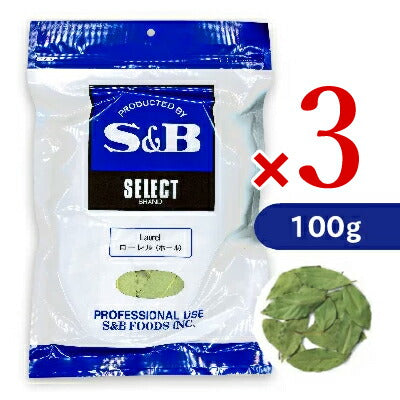 S&Bセレクトスパイスローレルホール100g袋【にっぽん津々浦々】