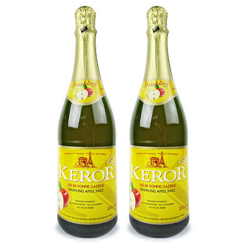 ケロー スパークリングジュース・アップル 瓶 750ml  重松貿易 ノンアルコール