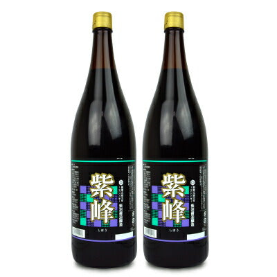 《送料無料》紫峰1.8L×2本紫沼醤油醸造《あす楽》