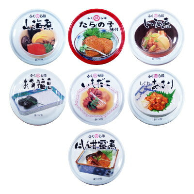 シンヤ金沢ふくら屋ふくら印惣菜缶詰7種類15缶入り味の匠Ａセット《あす楽》