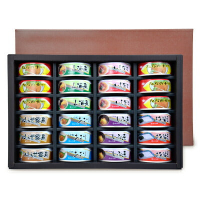 《送料無料》シンヤ金沢ふくら屋ふくら印惣菜缶詰7種類24缶入り味の匠Ｂセット《あす楽》