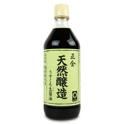 正金醤油天然醸造うすくち生醤油500ml
