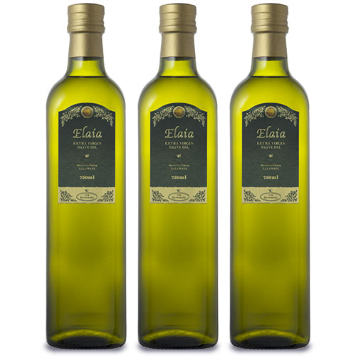 《送料無料》そらみつエライアグリーンエクストラバージンオリーブオイル750ml（687g）×3本セット