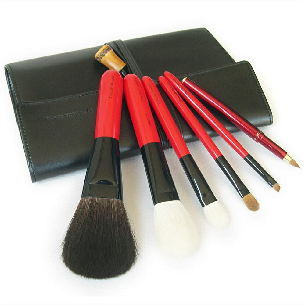 竹田ブラシ 竹田ブラシ 基本ブラシセット オーソドックスSP6 (6本セット、合皮