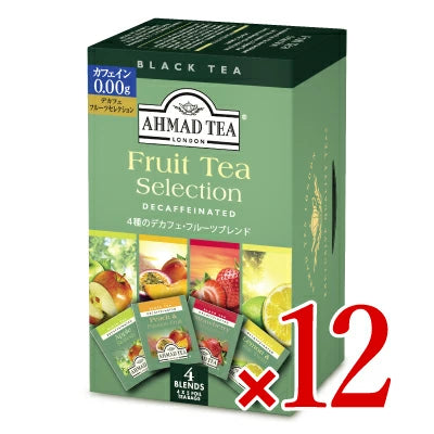 富永貿易 AHMAD アーマッドティー デカフェ フルーツセレクション 20P×6個 ケース販売
