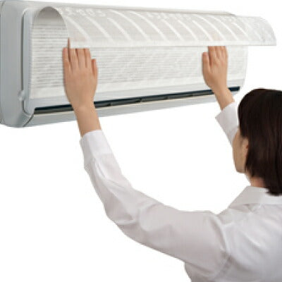 《メール便選択可》東洋アルミパッと貼るだけホコリとりフィルターエアコン用2枚入