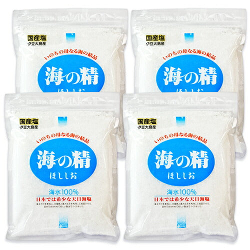 【マラソン限定！最大2,000円OFFクーポン配布中！】《メール便で送料無料》海の精ほししお240g×4個国産天日海塩