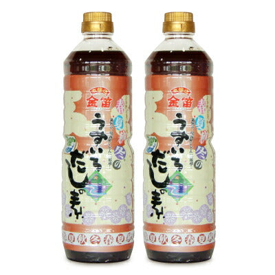 笛木醤油金笛春夏秋冬のうすいろだしの素1L