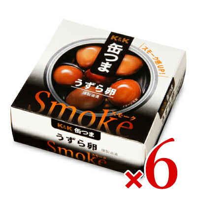K&K缶つまSmokeうずら卵25g×6個