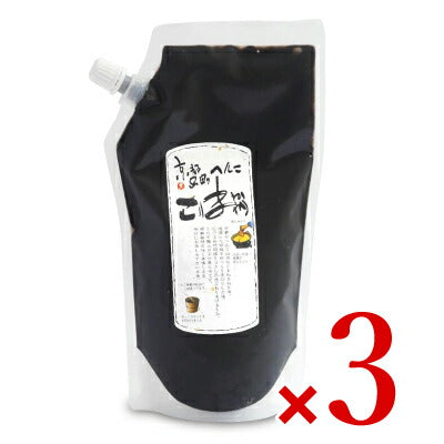 山田製油手炒り石臼びき練り胡麻黒500g《あす楽》