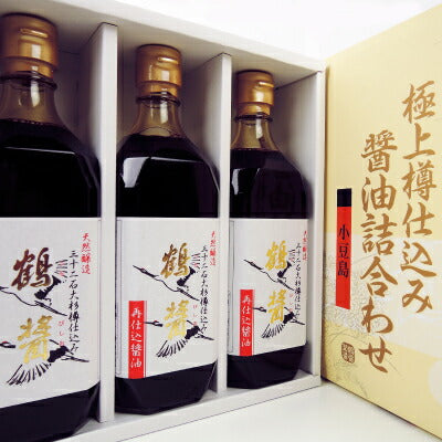 ヤマロク鶴醤500ml×3本セット