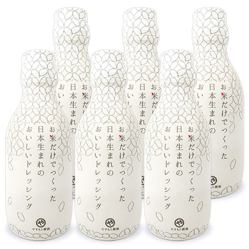 【マラソン限定！最大2,000円OFFクーポン配布中！】安本産業お米だけでつくった日本生まれのおいしいドレッシング200ml×6本