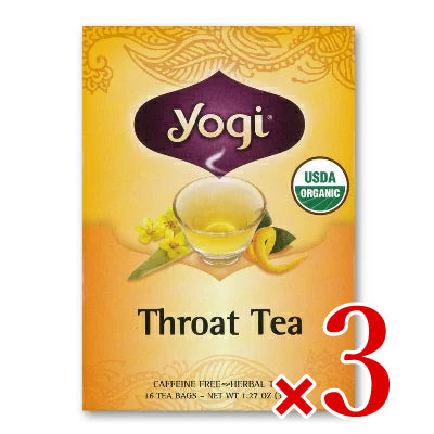 ヨギティー オーガニック スロートティー 36g （2.25g×16袋）［有機JAS USDA］
