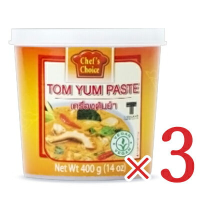 《送料無料》ユウキ食品シェフズチョイストムヤムペースト400g×3個セット