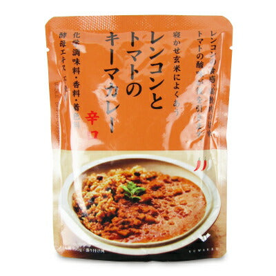 【マラソン限定！最大2,000円OFFクーポン配布中！】結わえるレンコンとトマトのキーマカレー辛口150g